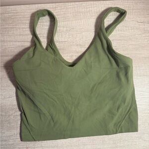 Lululemon green align tank size 6